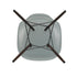 Cadeira Eames em Plástico DSW / Base dark maple